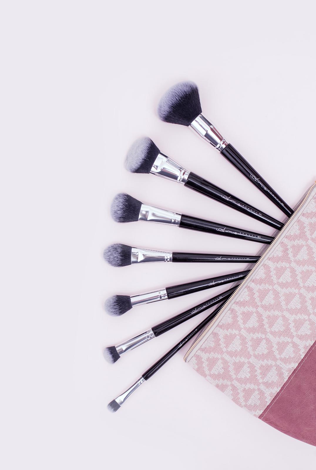 Focus sur tous les pinceaux du kit AMS Beauty