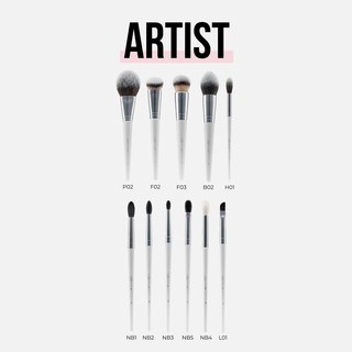 THE ARTIST KIT - 11 COMPLEXION, EYE, LIP BRUSHES