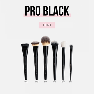 THE COMPLEXION KIT 7 BRUSHES - PRO BLACK