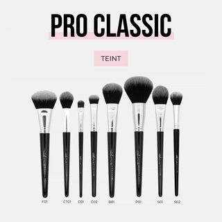 THE COMPLEXION KIT OF 8 BRUSHES - PRO CLASSIC